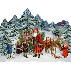 Adventskalender "Schlitten Im Winterwald"