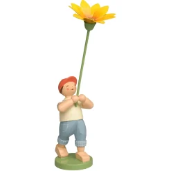 Junge Mit Mittagsgold