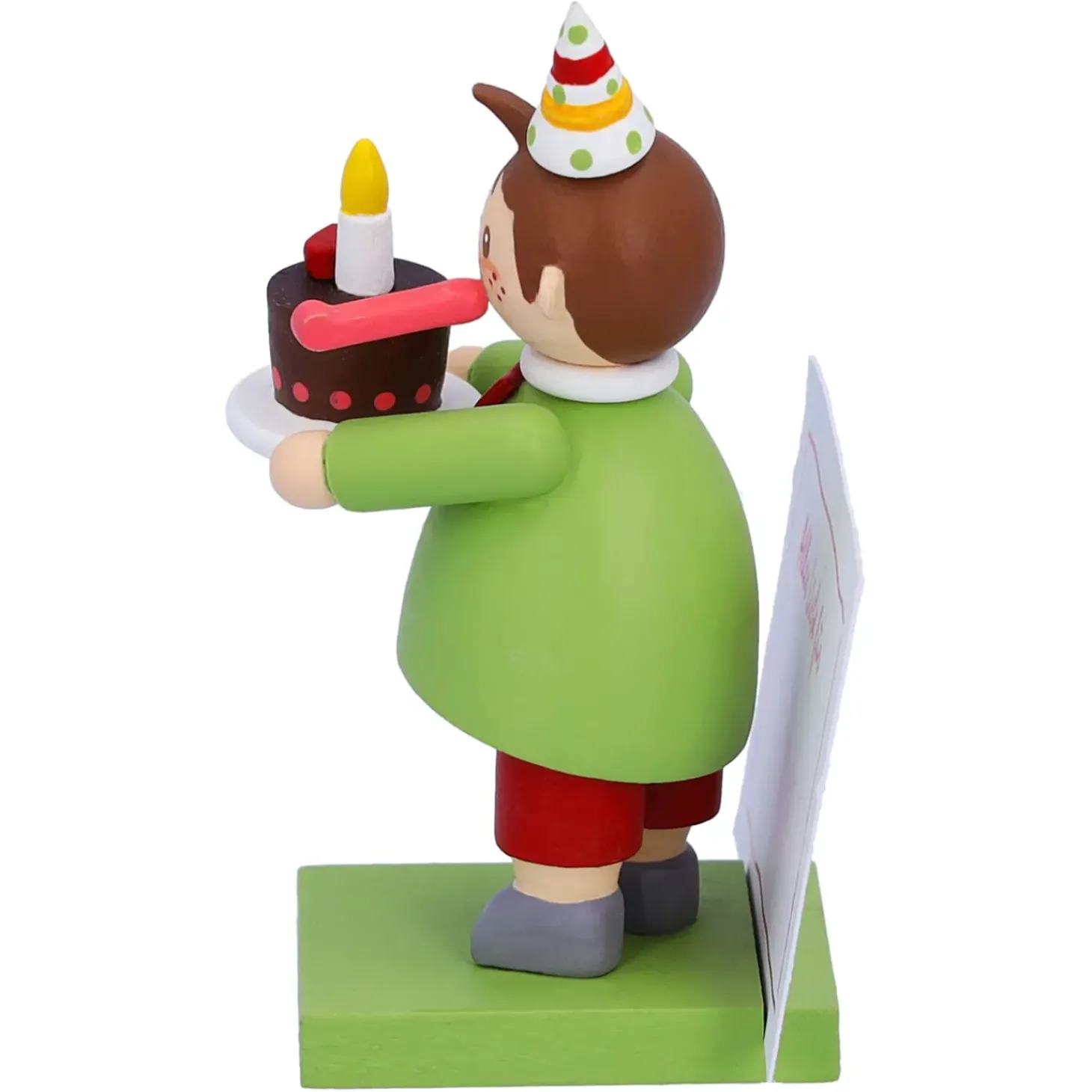 Junge Mit Torte "Herzlichen Gluckwunsch"