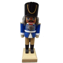 Nussknacker "Husar" Blau, 18Cm