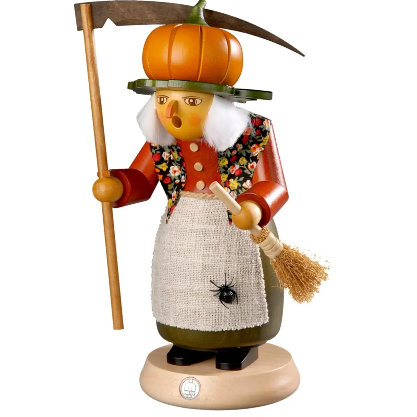 Rauchermann Halloween Hexe Mit Kurbis