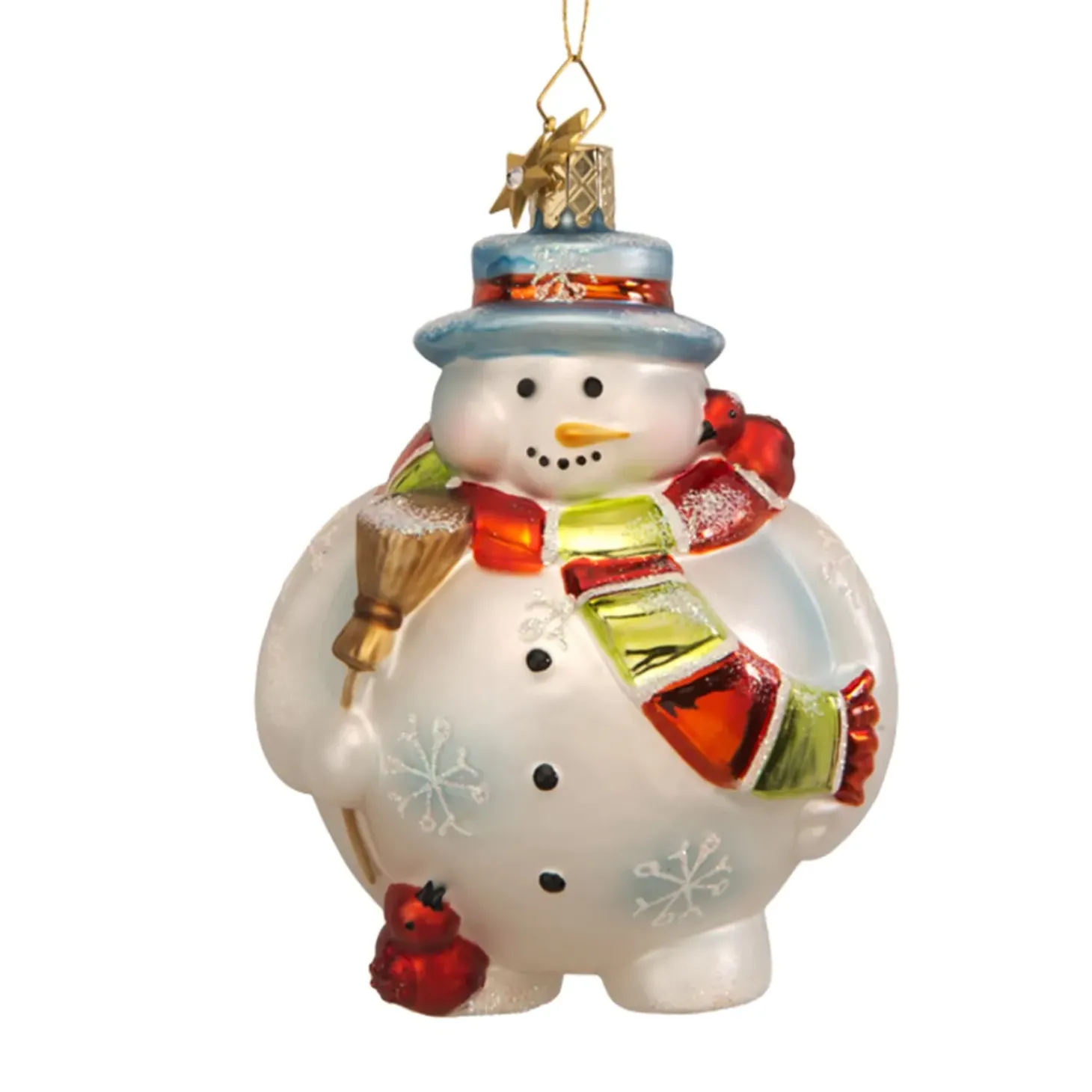Runder Schneemann