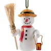 Schneemann Mit Besen