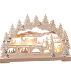Schwibbögen "Heidelberg Im Winter", 230 V Mit Usb A-Anschluss