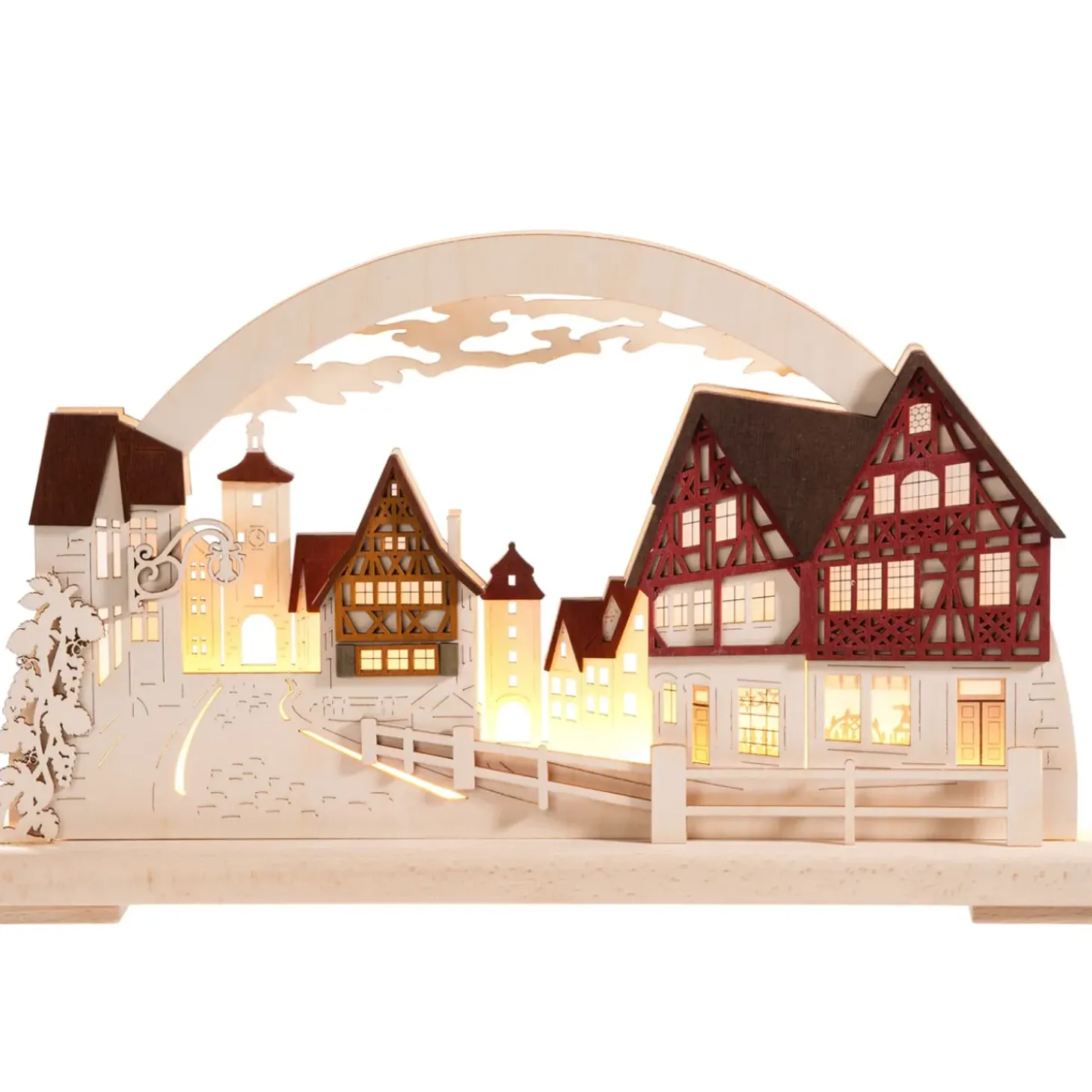 Schwibbögen "Rothenburg Plonlein", 115 V Mit Usb A-Anschluss