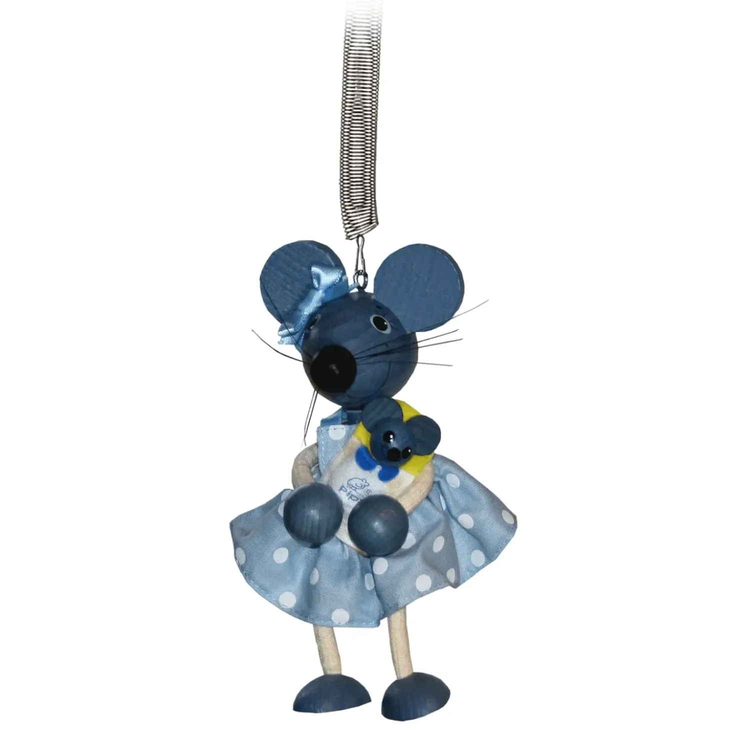 Schwingfigur "Maus Mit Baby"