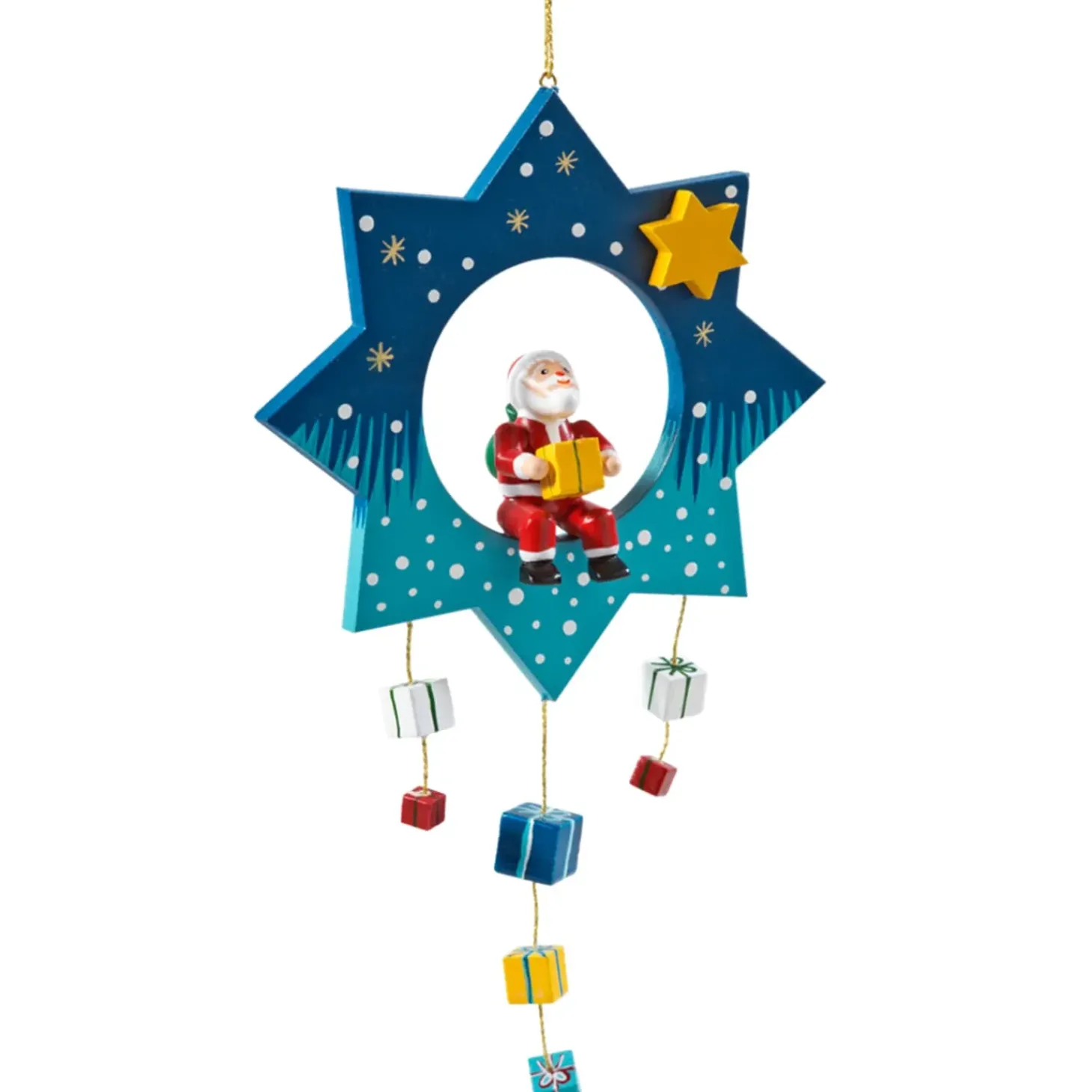 Stern Mit Weihnachtsmann