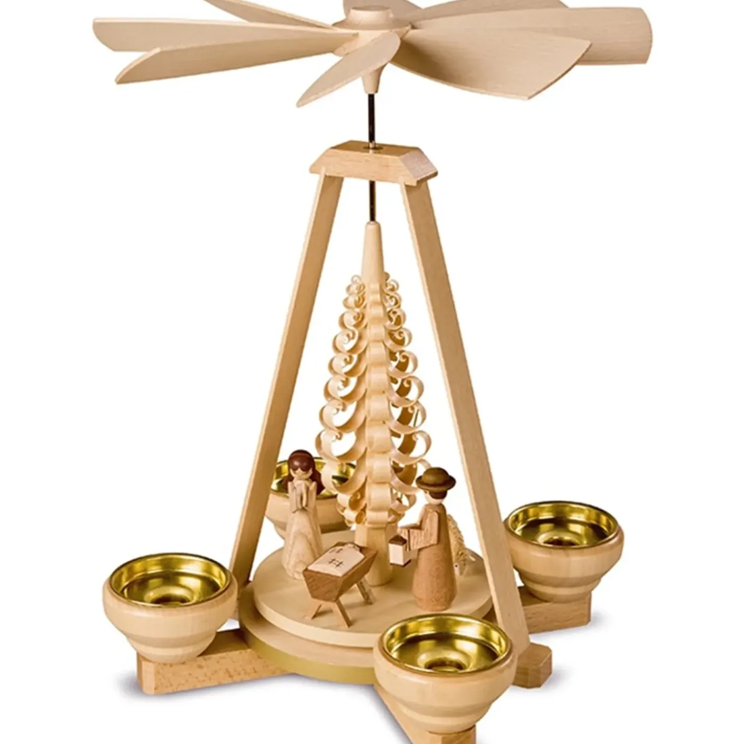 Teelicht-Pyramide "Christi Geburt"