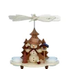 Teelicht-Pyramide "Schneemann"