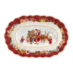 Toy'S Fantasy Grose Schale Oval, Santa Und Kinder