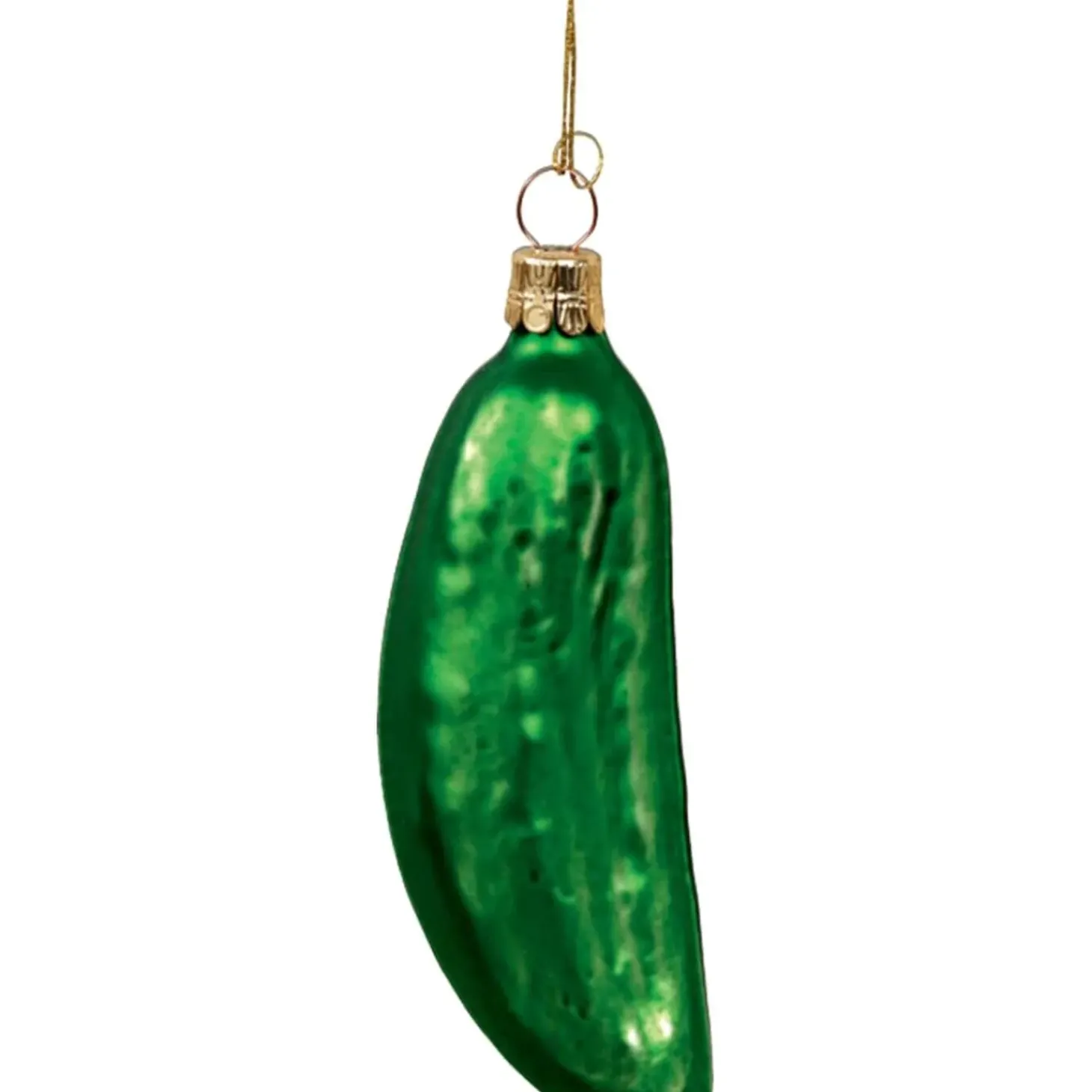 Weihnachtsgurke Matt, 9Cm