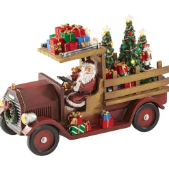 Weihnachtsmann Im Lastwagen
