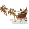 Weihnachtsmann Im Rentierschlitten