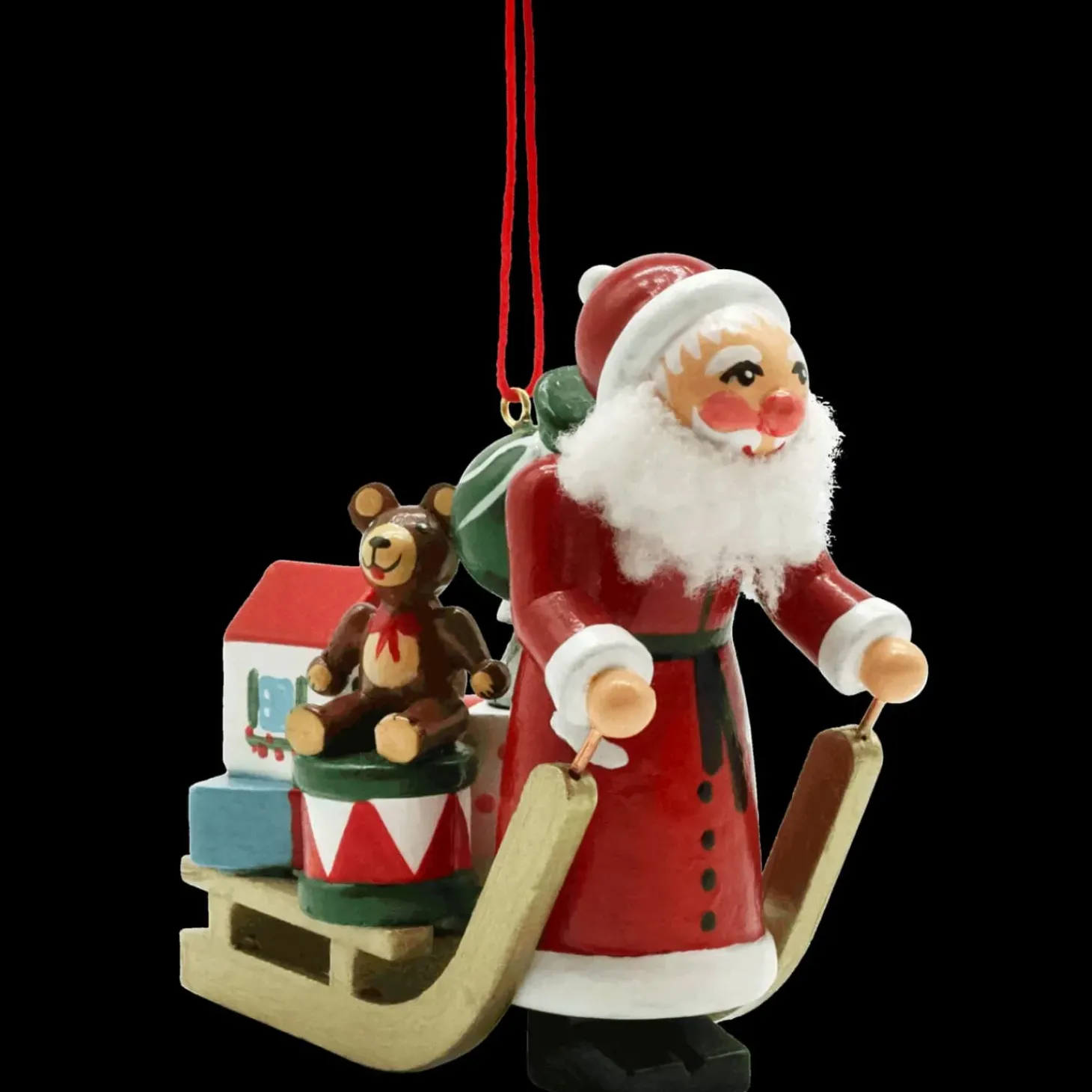 Weihnachtsmann Mit Schlitten