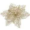Weihnachtsstern Mit Clip, Gold